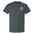 thumbnail image 2 of Patriot Pride Men's Graphic T-Shirt - 250 Years of American Independence, Eagle Wrapped in Flag Design-Heather Grey-XXXL, 2 of 2