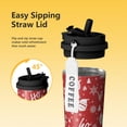 thumbnail image 3 of Christmas 18oz Double Drinking Coffee Mug – Vacuum Insulated Stainless Steel Travel Cup with Leakproof Lid, 316 Steel Thermos Tumbler for Hot & Cold Beverages, 3 of 7