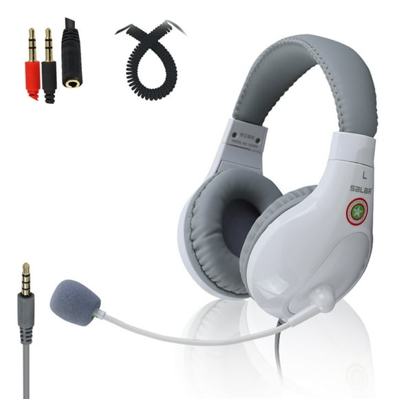 Amdohai A566E Computer Wired Headphone Student Lightweight Noise Cancelling Headset with Microphone for Online Study Education Test