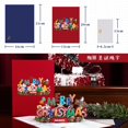 thumbnail image 1 of Tarjeta de Navidad de paseo de Papá Noel, tarjeta de Año Nuevo, tarjetas de felicitación de vacaciones de invierno con sobres, 1 of 4