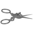 thumbnail image 1 of Vintage Sewing Work Scissors - Retro Style Craft Collection, Stainless Steel, Ergonomic Handle, Embroidery, Sailor, Eyebrow Shaping, 1 of 8