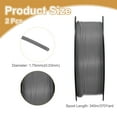 thumbnail image 2 of PETG 3D Printer Filament, 1.75mm 1KG High Precision Moistureproof Toughness Glossy Filament Gray, 2 of 6