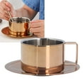 thumbnail image 4 of Stainless Steel Cups, Reliable 200ml Fashion Practical Coffee Cup Simple  For Outdoor For Home Rose Gold, 4 of 8