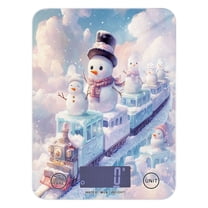 WOBOGO Snowman Train Kitchen Scale Digital Gram and Ounce Weighing for Cooking Baking Ketogenic Diet Meal Prep
