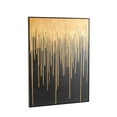 thumbnail image 6 of 36" x 48" Melting Drip Abstract Framed Wall Art with Black Frame, by DecMode, 6 of 9