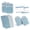 Cornflower, variant on Casa Platino Oven Mitts & Pot Holders Set - 4 Pack, Heat Resistant Silicone Mini Mittens & Hot Pads for Baking, Grilling, BBQ, Microwave. Machine Washable - Beige