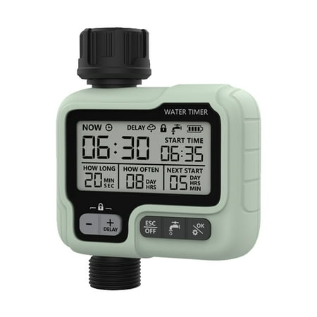

Big Sale! Fieroe Large Screen Automatic Timer Watering Device Watering Garden Balcony Controller Dripping Spray Intelligent Irrigation Clearance 1*Watering Can Water Dripper Green