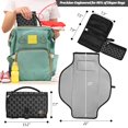 thumbnail image 2 of Cambiador de pañales portátil PZU impermeable con bolsillo para toallitas, 2 of 7