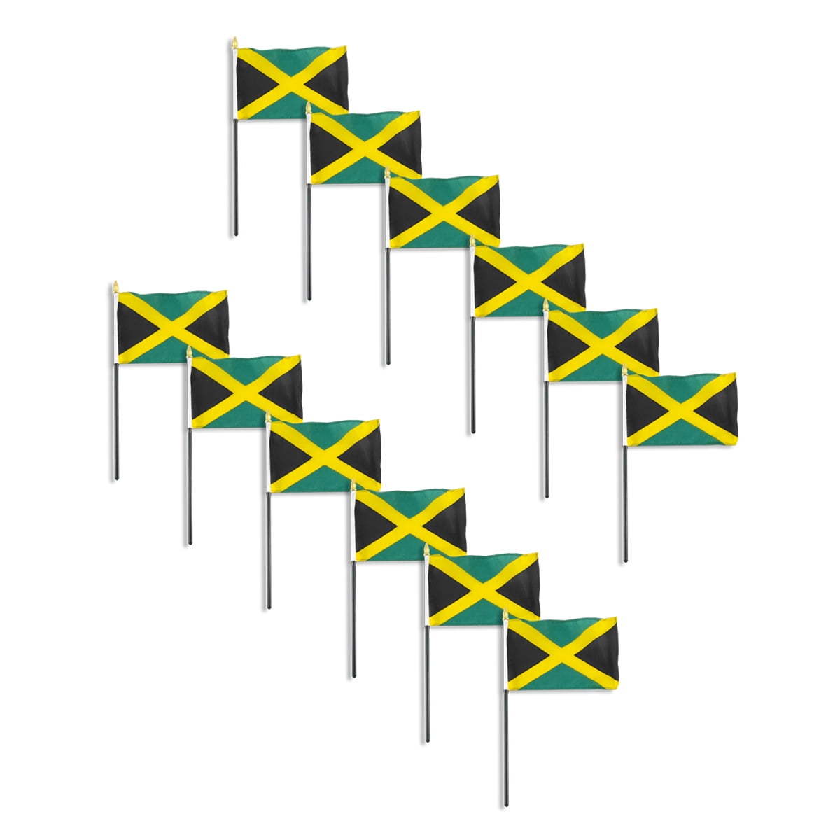 Jamaica flag 4 x 6 inch 12 PK