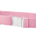 thumbnail image 5 of Buyless Fashion Kids Toddlers Baby Adjustable Elastic Stretch Belt with Silver Buckle - 5101-Light-Pink, 5 of 8