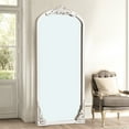 thumbnail image 6 of Arch Mirror Full-Length Mirror Vintage Decorative Mirror,71"x31",White, 6 of 6