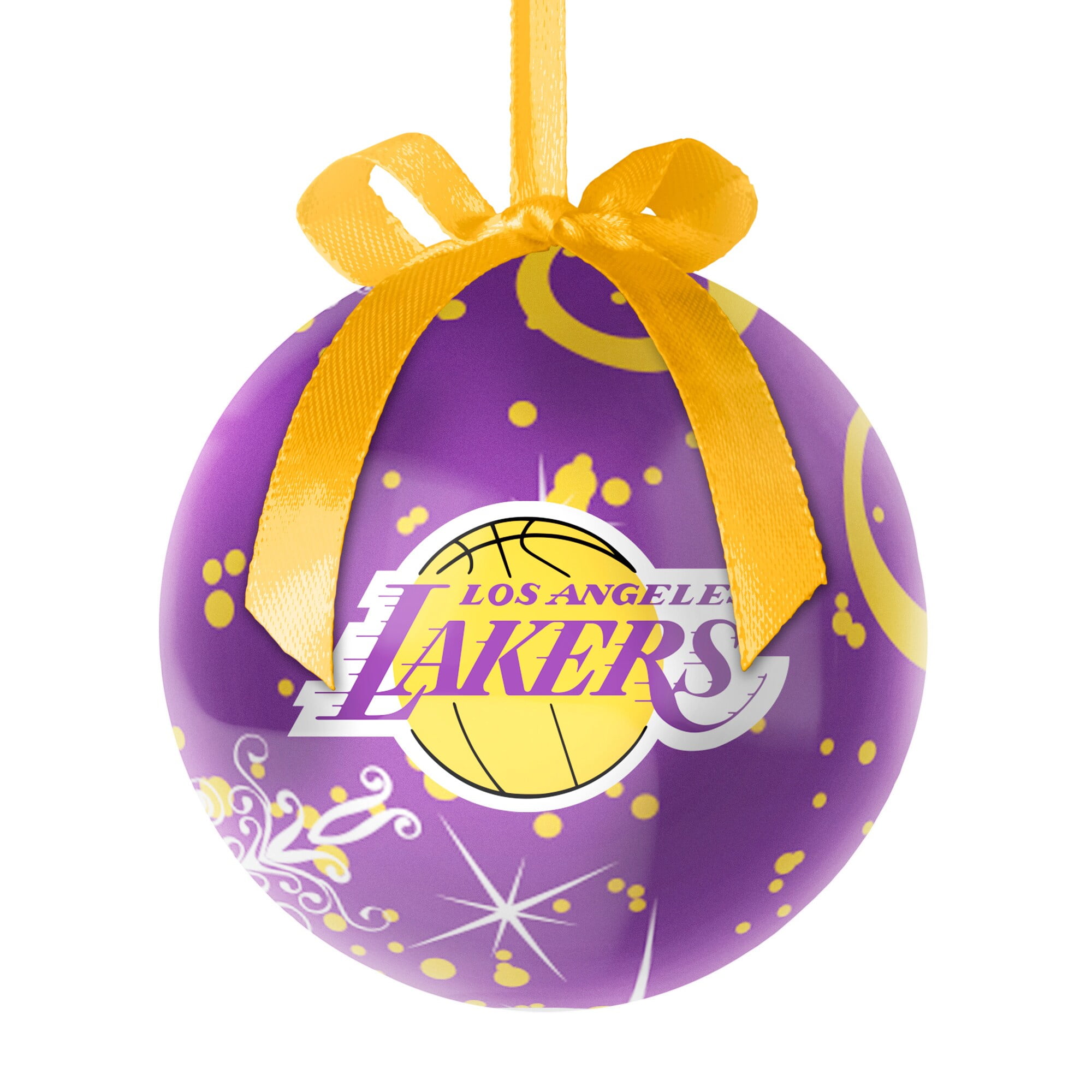 Los Angeles Lakers Decoupage Ball Ornament Walmart Com Walmart Com
