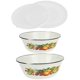 thumbnail image 2 of 2 Sets of Soup Storage Bowl Food Container Salad Bowls Thicken Bowl with Lids, 2 of 3