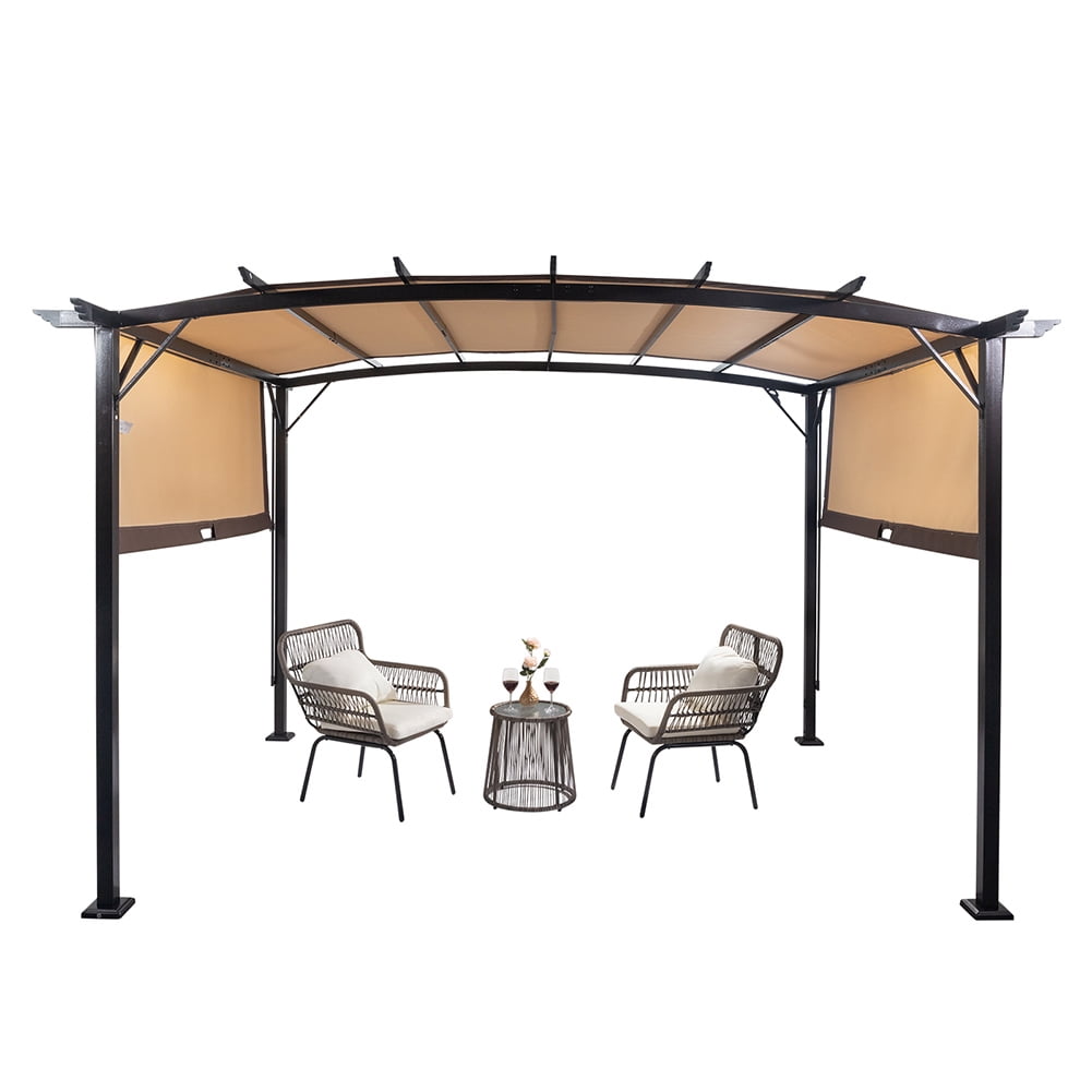 Kepooman Outdoor Pergola Canopy, Metal Frame Grape Gazebo & Canopy Cover With Hook Kepooman Outdoor Pergola Canopy, Metal Frame Grape Gazebo & Canopy Cover With Hook