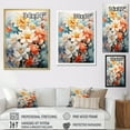 thumbnail image 4 of Designart "pasture Daffodil Dance" Floral & Botanical Floater Framed Wall Art Living Room, 4 of 7