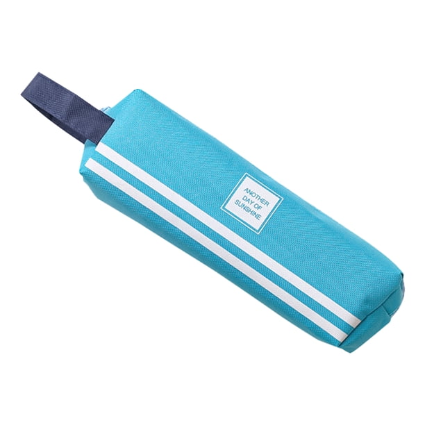 Estuche estético para lápices, espacioso, portátil con asa de transporte, práctico estuche para lápices