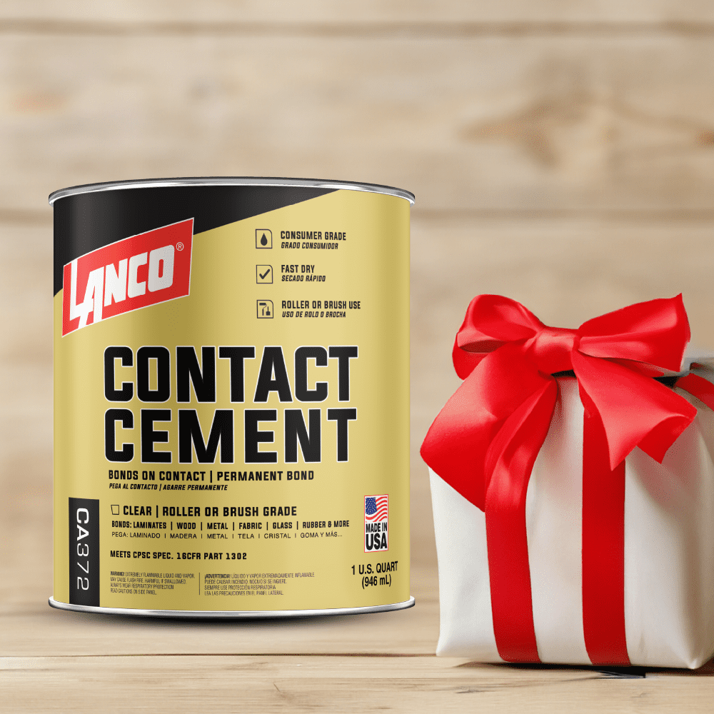 Lanco Contact Cement Gold Finish, 1 Quart