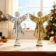 thumbnail image 2 of Golden Iron Angel Tree Topper With 30 Led Light Beads, High-Brightness Warm Lighting, Easy To Install Design, Adds Festive Touch To Big Kids And Teens Christmas Tree Top, 2 of 4