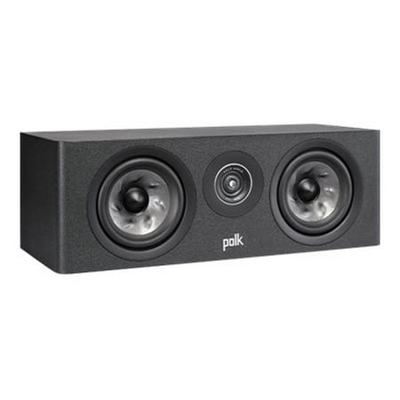 Polk Audio - Polk Reserve Series R300 Compact Center Channel Speaker, New 1" Pinnacle Ring Tweeter & Dual 5.25" Turbine Cone Woofers - Black