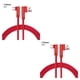 thumbnail image 4 of Sidaley Cable de carga rápida Reemplazo del cable de datos de doble codo para la interfaz micro USB del teléfono móvil Android, rojo, 2 m Type2 NO2, 4 of 6