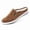 Brown, variant on Mules for Men Closed Toe Canvas Slip on Non Slip Breathable Lightweight Casual Outdoor Walking Shoes