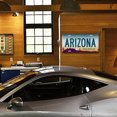 thumbnail image 3 of Placa Metal Vintage Arizona Rectangular Pintura Hierro Arte La Pared Del 30x15 Cm, 3 of 8