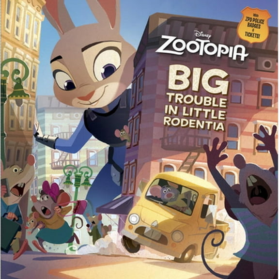 Pre-Owned Zootopia Big Trouble in Little Rodentia (Paperback) 073643531X 9780736435314