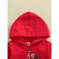 thumbnail image 5 of Qmyliery Babies Christmas Clothes Set, Red Hoodie and Printed Pattern Trousers Giift, 5 of 9