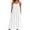 *White, variant on ClodeEU Women's Sleeveless Spaghetti Strap A Line Midi Dress,Casual Flowy Loose Vacation Dress Beige,Women's Plus L