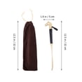 thumbnail image 2 of GETAJGHSD 2Pcs Metal Shoehorn with Premium Wood Handle and Horse Shape Tip for Easy Shoe Lifting, 2 of 8