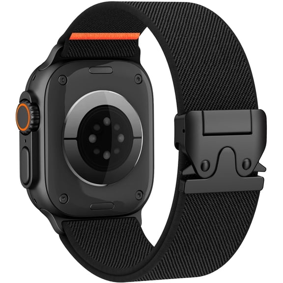 Elastic Sport Band for Apple Watch Ultra 3/2/1 Bands 42mm 41mm 40mm 38mm Men Women, Adjustable Parachute Buckle Nylon Fabric Wristband for iWatch Series 11 10 SE 9 8 7 6 5 4 3