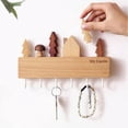 thumbnail image 1 of SHAR Creative Nordic Wall-mounted Beech Punch-free Entry Key Storage Hook, 1 of 4