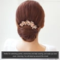 thumbnail image 1 of CRILSTYLEO Butterflies Hairpin Dorado Con Borde Para Looks Retro En Ceremonias Y Uso Diario, 1 of 8
