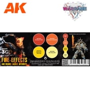 AK Interactive Wargame Color Set Fire Effects AKI 1071