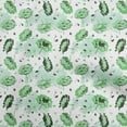 thumbnail image 1 of oneOone Polyester Lycra Light Green Fabric Florals Sewing Craft Projects Fabric Prints By Yard 56 Inch Wide, 1 of 4