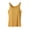 Yellow, variant on Staron Women's Summer Built-in Bra Camisole Round Neck Sleeveless Casual Comfy Stretchy Solid Color Tank Top, Yellow M