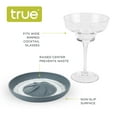 thumbnail image 2 of True Frill Silicone Cocktail Rimmer for Margarita and Martini Glasses, Gray, 2 of 8