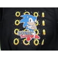thumbnail image 4 of Sonic The Hedgehog Golden Rings Boy's Black Long Sleeve Shirt-Medium, 4 of 4