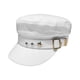 thumbnail image 1 of Sombrero de béisbol plana para mujer Yinane Gorra de vendedor de periódicos blanco, 1 of 8