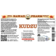 Kudzu (Pueraria Lobata) Dry Root Liquid Extract. Expertly Extracted by Trusted HawaiiPharm Brand. Absolutely Natural. Proudly made in USA. Tincture 2 Fl.Oz