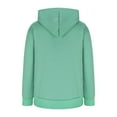thumbnail image 5 of DAFPZW Womens Hoodies Crossover Mock Neck Loose Pullover Sweatshirts Trendy Casual Solid 2025 Fall Long Sleeve Tee Tops, 5 of 6