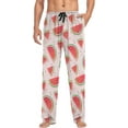 thumbnail image 4 of FREEAMG Watermelon Pajama Pants for Men, Men's Separate Bottoms, Comfortable Sleep Lounge Pj Pants, 4 of 7