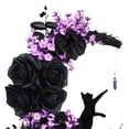 thumbnail image 3 of Coronas Gato Y Halloween Corona Puerta en Forma, 3 of 9