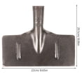 thumbnail image 2 of KAKOWELY Hard Solid Shovel for Efficient Outdoor Snow and Frost Cleaning, 2 of 8
