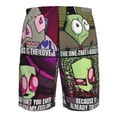 thumbnail image 6 of Invader Zim Men's Beach Shorts Swim Trunks Casual Quick Dry Board Shorts Swimwear with Mesh Lined and Pockets, 6 of 8