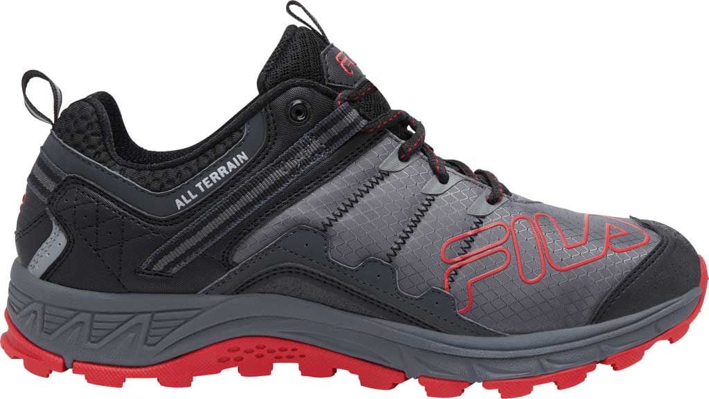 onthouden Voorlopige naam het einde Men's Fila Blowout 19 Trail Running Shoe Castlerock/Black/Fila Red 10.5 M -  Walmart.com