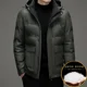 thumbnail image 3 of Chaqueta de plumón ligera para hombre, ropa de diseñador, chaqueta de plumón de pato para hombre, chaqueta de cuero para hombre con relleno frío, abrigo de invierno cálido para hombre, 3 of 5