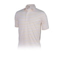 thumbnail image 1 of Monterey Club Men's Emery Stripe Texture Tailored Collar Golf Polo Shirt #3641, 1 of 2