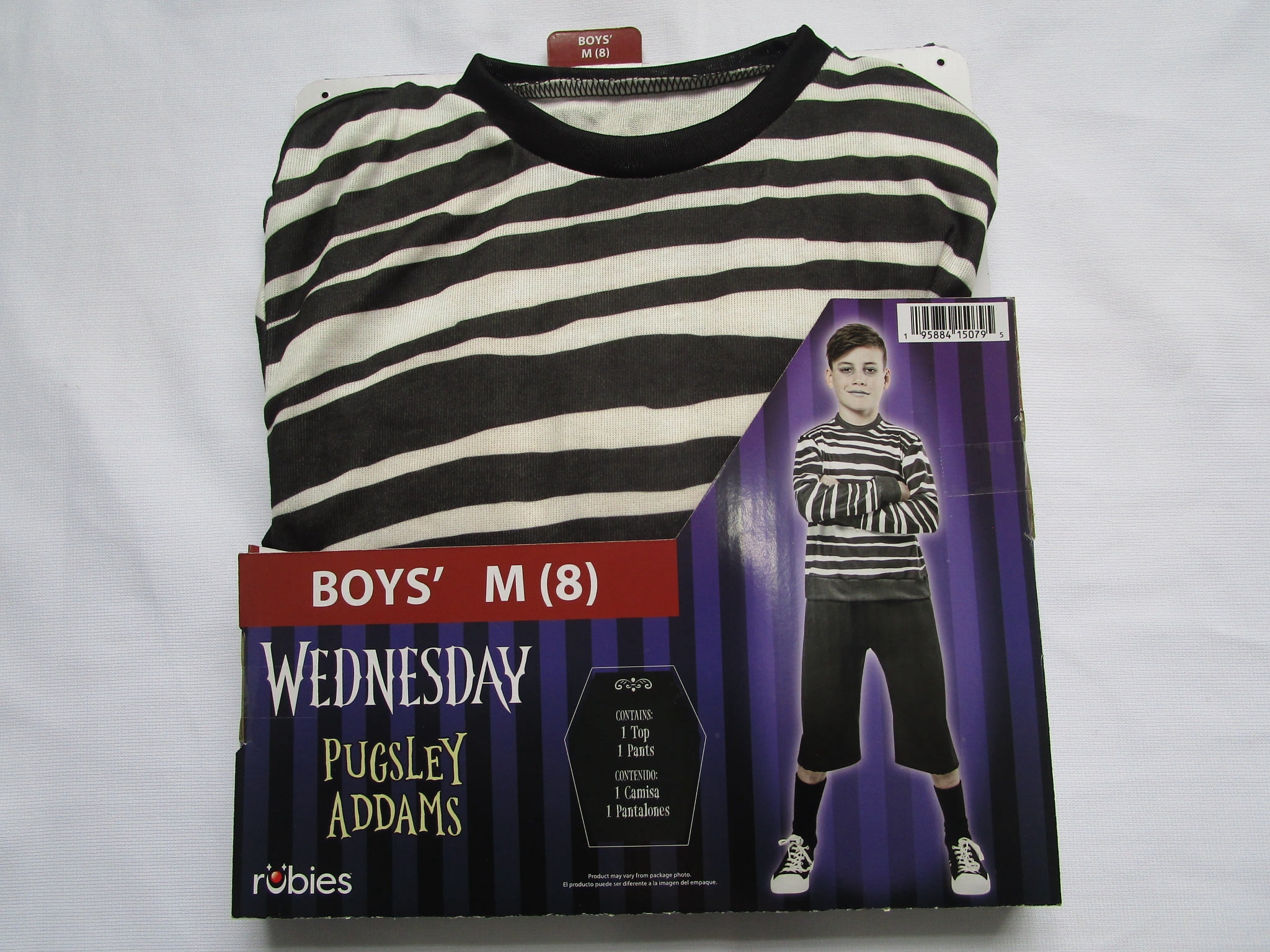 Wednesday's Puglsey Halloween Costume for Children, Boy's Size S (6/7), by Rubies