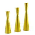 thumbnail image 2 of Taper Candlestick Holders Set of 3, Metal Candle Holders for Tall Candles,Candlestick Set for Wedding Centerpiece, Dining Table, Mantel,Restaurant Party Decoration, 2 of 9